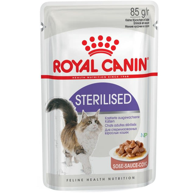 Royal Canin Gato Adulto Sterilised Pouch 85 Gr  Royal Canin Gato Adulto Sterilised Pouch 85 Gr