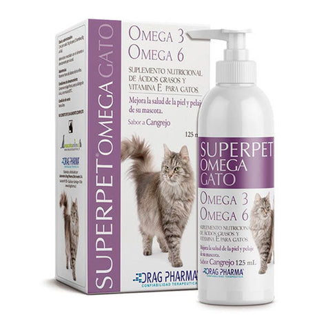 Vitaminas, Suplementos y Probióticos Superpet Omega 6 3 Para Gatos 125Ml Vitaminas, Suplementos y Probióticos Superpet Omega 6 3 Para Gatos 125Ml