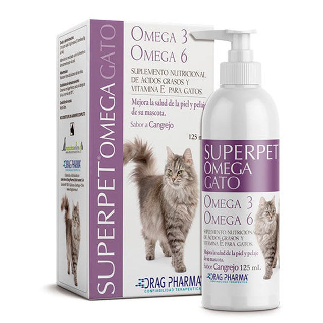 Superpet Omega 6 3 Para Gatos 125Ml Superpet Omega 6 3 Para Gatos 125Ml