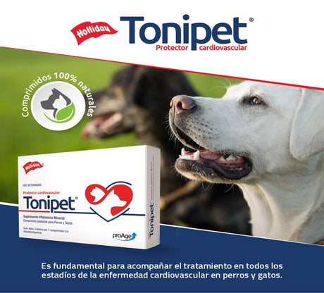 Vitaminas, Suplementos y Probióticos Tonipet Protector Cardiovascular 20 Comprimidos Vitaminas, Suplementos y Probióticos Tonipet Protector Cardiovascular 20 Comprimidos