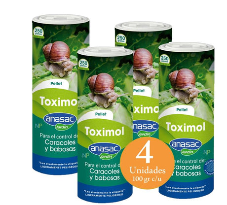 Casa & Jardín Anasac Jardin Toximol Pellet Control Babosas Y Caracoles 100Gr X 4 Unidades Casa & Jardín Anasac Jardin Toximol Pellet Control Babosas Y Caracoles 100Gr X 4 Unidades