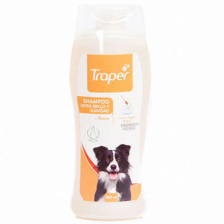 Higiene y Belleza para Perros Traper Shampoo Extra Brillo Y Suavidad 260Ml Higiene y Belleza para Perros Traper Shampoo Extra Brillo Y Suavidad 260Ml