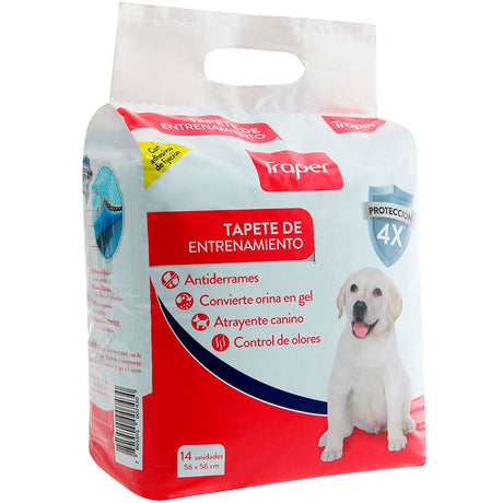 Pañales y Carpetas para Perros Traper Tapete De Entrenamiento 14 Unidades Pañales y Carpetas para Perros Traper Tapete De Entrenamiento 14 Unidades
