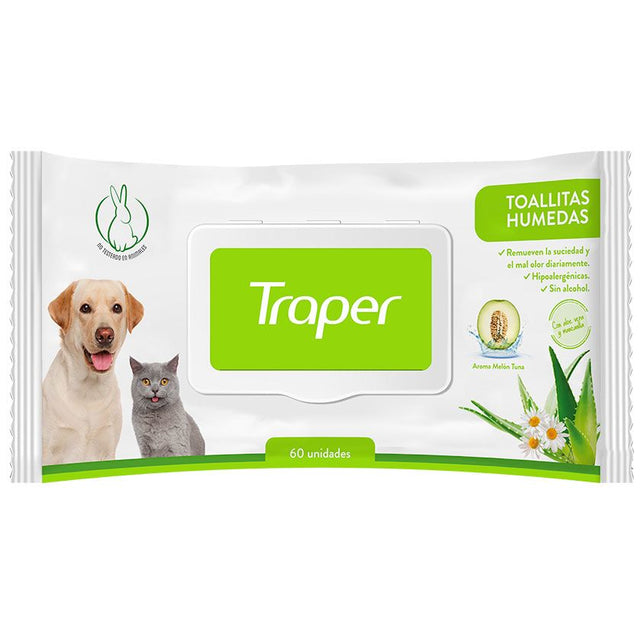 Traper Toallitas Humedas 60Un  Traper Toallitas Humedas 60Un