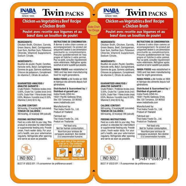 Twin Packs Dog Pollo Vegetales Y Carne 80Gr Twin Packs Dog Pollo Vegetales Y Carne 80Gr