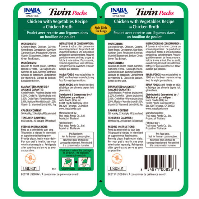 Twin Packs Dog Pollo Y Vegetales 80Gr Twin Packs Dog Pollo Y Vegetales 80Gr