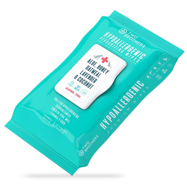 Two Brothers Toallitas Desodorizantes Hipoalergenicas 40 Unidades Two Brothers Toallitas Desodorizantes Hipoalergenicas 40 Unidades