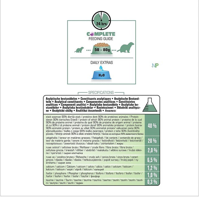 Alimento Versele Laga Complete Ferret Huron 2 5Kg  Alimento Versele Laga Complete Ferret Huron 2 5Kg