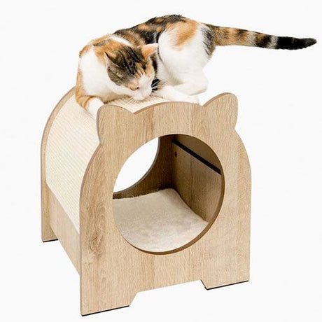 Descanso y Confort para Gatos Vesper Monou Nogal Descanso y Confort para Gatos Vesper Monou Nogal