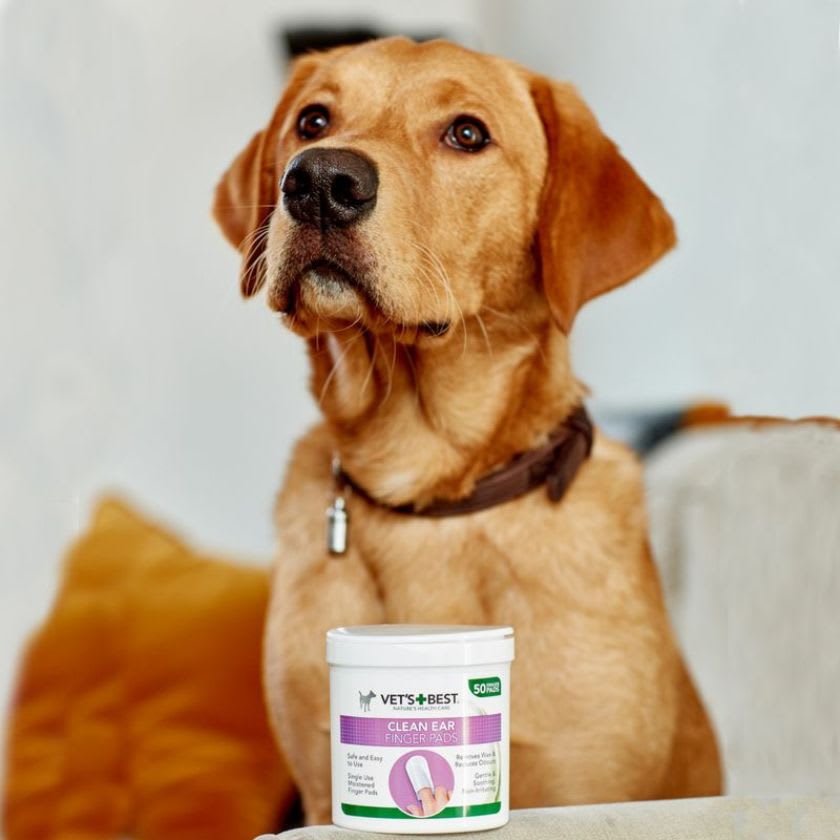 Vet S Best Clean Ear Finger Pads 50 Unidades