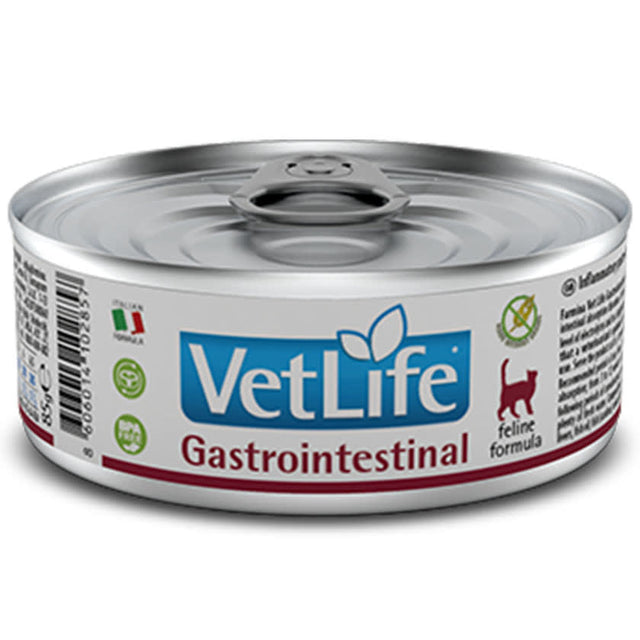 Vet Life Cat Gastro Intestinal Lata 85Gr  Vet Life Cat Gastro Intestinal Lata 85Gr