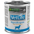 Vet Life Dog Hypoallergenic Fish Lata 300Gr  Vet Life Dog Hypoallergenic Fish Lata 300Gr