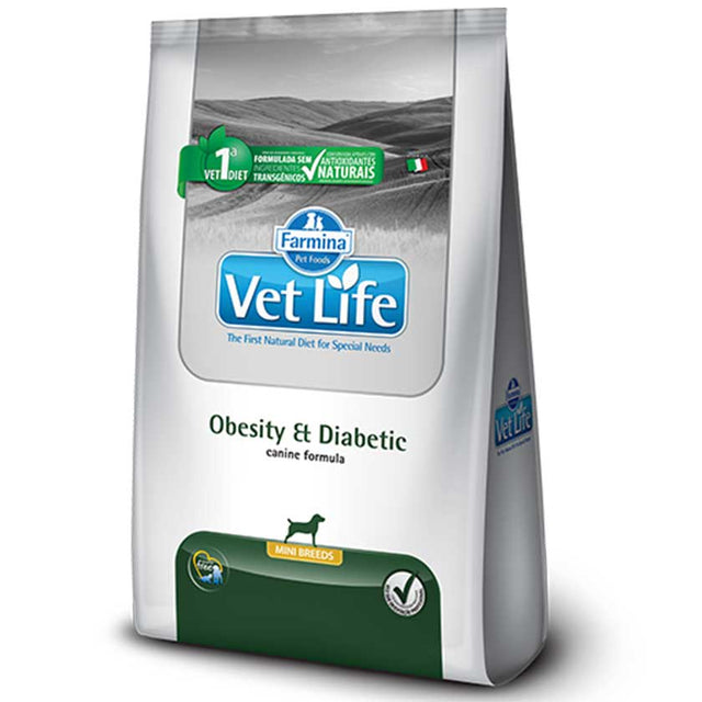 Vet Life Dog Mini Obesity Diabetic 2Kg Vet Life Dog Mini Obesity Diabetic 2Kg