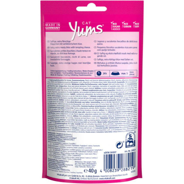 Vitakraft Cat Yums Pollo Y Hierba Gatera 40Gr Vitakraft Cat Yums Pollo Y Hierba Gatera 40Gr
