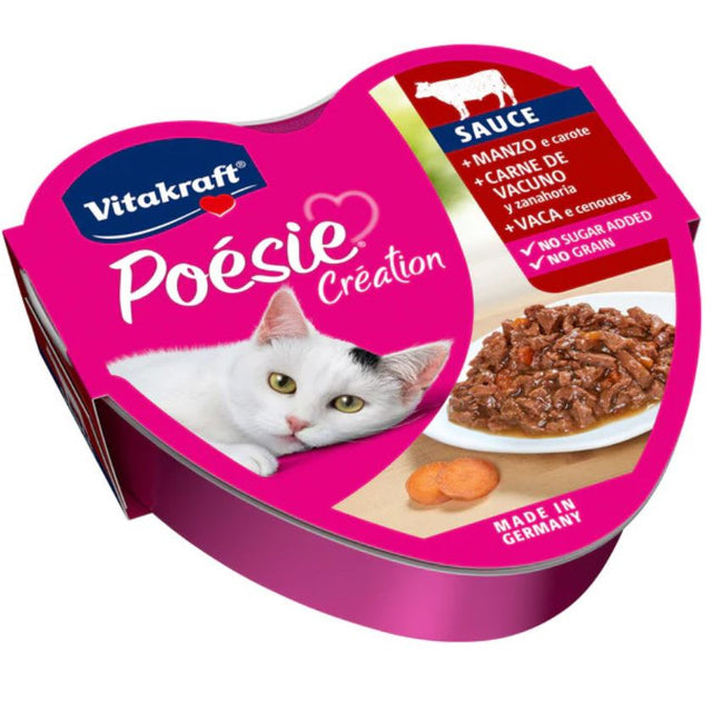 Vitakraft Poesie Creation Sabor Carne 85Gr Pack 15 Unidades Vitakraft Poesie Creation Sabor Carne 85Gr Pack 15 Unidades