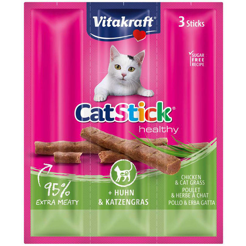Vitakraft Cat Stick Classic Pollo Y Hierba Gatera 18Gr