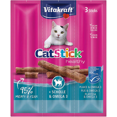 Alimento para Gatos Vitakraft Cat Stick Classic Salmon 18Gr Alimento para Gatos Vitakraft Cat Stick Classic Salmon 18Gr