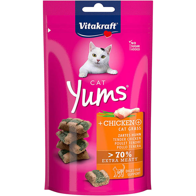 Vitakraft Cat Yums Pollo Y Hierba Gatera 40Gr Vitakraft Cat Yums Pollo Y Hierba Gatera 40Gr