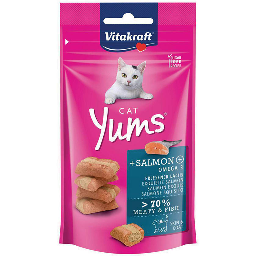 Vitakraft Cat Yums Salmon 40Gr