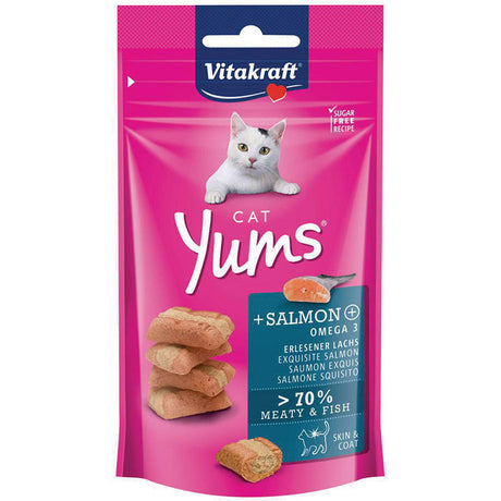Alimento Húmedo para Gatos Vitakraft Cat Yums Salmon 40Gr Alimento Húmedo para Gatos Vitakraft Cat Yums Salmon 40Gr