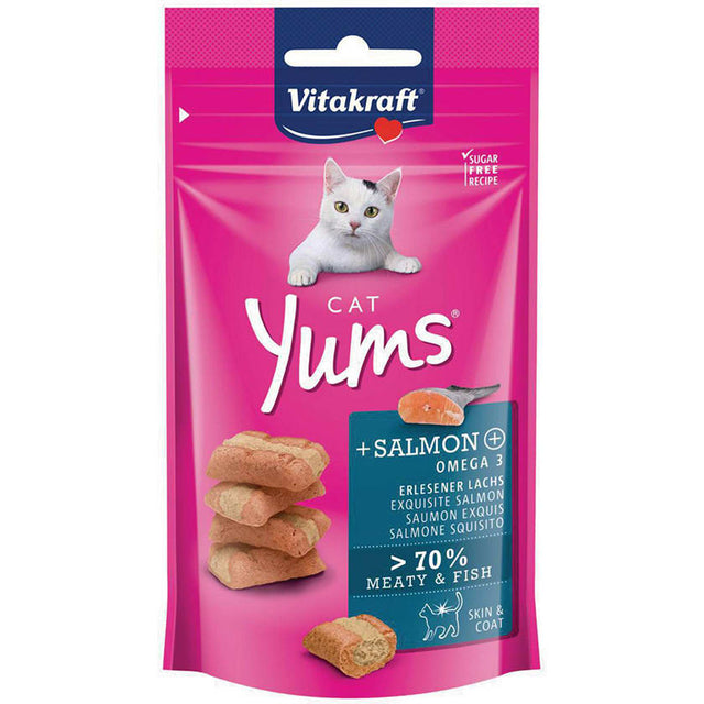 Vitakraft Cat Yums Salmon 40Gr  Vitakraft Cat Yums Salmon 40Gr