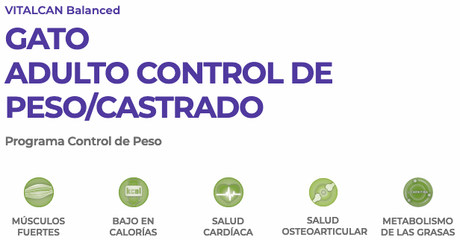 Vital Can Balanced Vitalcan Cat Castrados Control Peso 7 5Kg Vital Can Balanced Vitalcan Cat Castrados Control Peso 7 5Kg