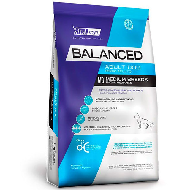 Vitalcan Perro Adulto Raza Mediana 3Kg Vitalcan Perro Adulto Raza Mediana 3Kg