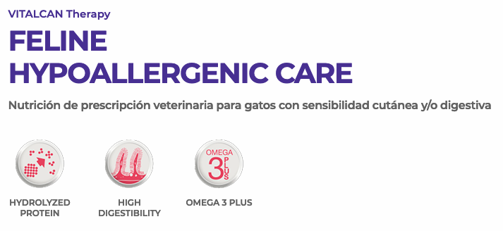 Vitalcan Therapy Felino Hypoallergenic 2Kg