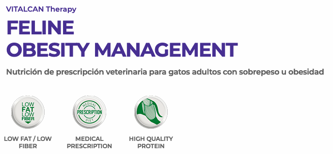 Vitalcan Therapy Felino Obesity 2Kg