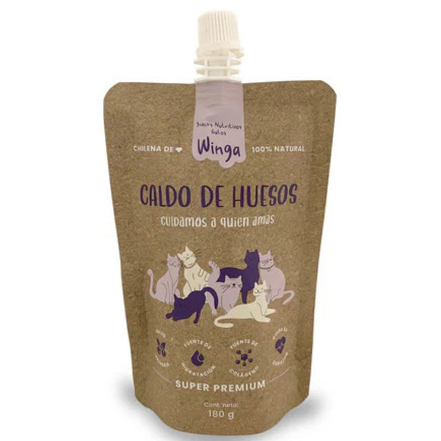 Winga Caldo De Huesos Para Gatos 180Gr Winga Caldo De Huesos Para Gatos 180Gr