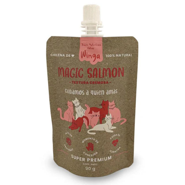 Winga Magic Salmon Snack Para Gatos 60Gr Winga Magic Salmon Snack Para Gatos 60Gr