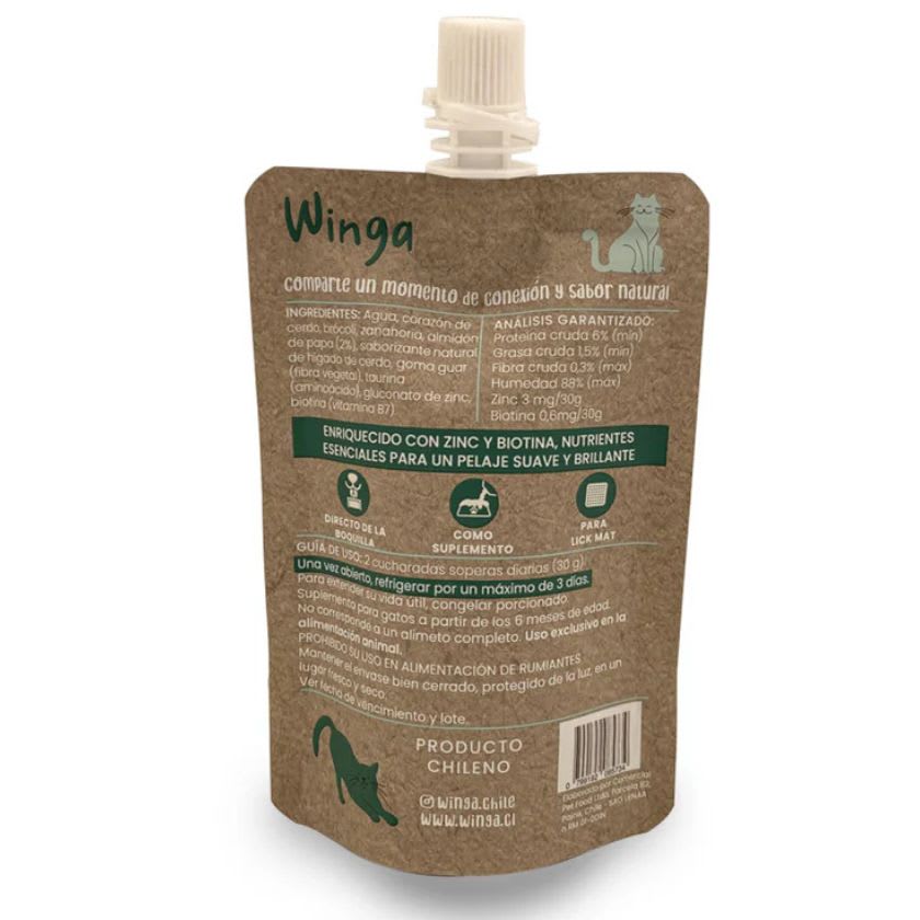 Winga Pork Paradise Snack Para Gatos 60Gr