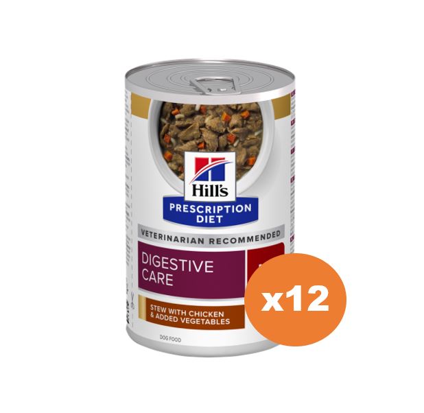 Hills Prescription Diet i/d Estofado Pollo y Vegetales 354gr x 12 unidades Hills Prescription Diet i/d Estofado Pollo y Vegetales 354gr x 12 unidades