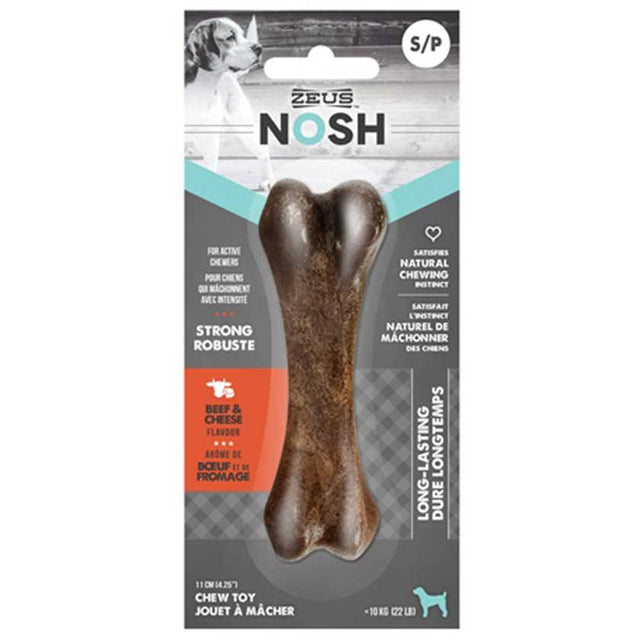 Zeus Nosh Hueso Duro Para Perros Con Sabor A Carne Y Queso Zeus Nosh Hueso Duro Para Perros Con Sabor A Carne Y Queso
