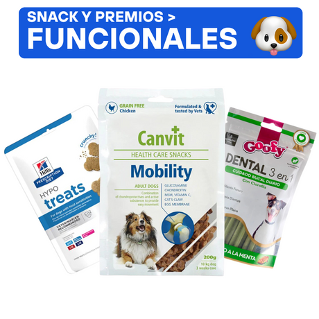 Snacks y Premios para Perros Snack y Premios Funcionales para Perros