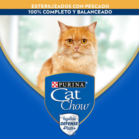 Purina Cat Chow Hydro Castrados Pescado 85Gr Pack 15 Unidades
