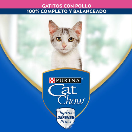 Purina Cat Chow Hydro Gatitos Pollo 85Gr Pack 15 Unidades
