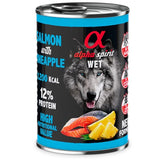 Alimento Húmedo Alpha Spirit para Perro Adulto 400gr - Proteína de Salmón y Piña