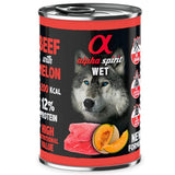  Alimento Húmedo Alpha Spirit para Perro Adulto 400gr - Proteína de Ternera y Melón
