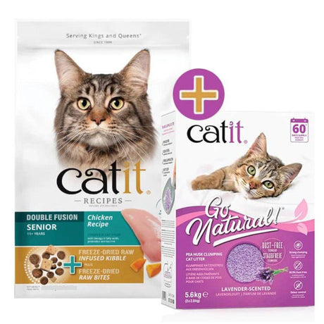 Comida para Gatos Catit Recipes Doble Fusión Senior con Pollo 4.5kg