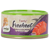  Tasty Freshest Para Gatos Sabor Atún y Salmón 80gr
