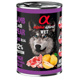  Alimento Húmedo Alpha Spirit para Perro Adulto 400gr - Proteína de Cordero y Pera