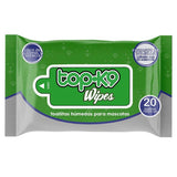  Toallitas Húmedas Top K9 para Perros Sachet 20 unidades - Higioene antibacterial sin baño