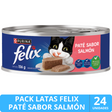 Felix en Latas - Solo Paté Salmón - Pack 24 unidades