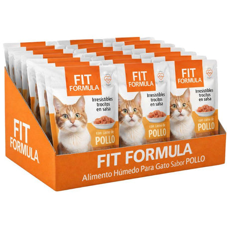 Fit Formula Alimento Húmedo para Gato Sabor Pollo - 85gr PACK 24 Unidades