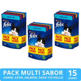  Felix Pouch Pack Multisabor 5 Puch 85gr c/u PROMO 15 pouch