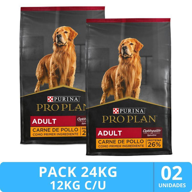  Purina Pro Plan Adult Razas Medianas Con Optihealth 12 kg PACK 2 unidades (24kg)