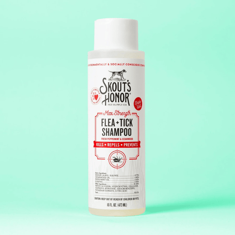 Higiene y Belleza para Perros Skouts Honor Dog Shampoo Pulgas Garrapatas 473Ml