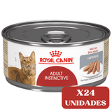 Alimento Humedo Latas Royal Canin Gato Adulto Instinctive Pate 145Gr X24 Unidades