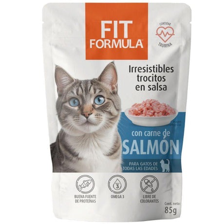 Fit Formula Alimento Húmedo para Gato Sabor Salmon - 85gr